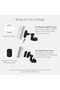 SnapTo Universal Car Mount with Wireless Charging (Black) - 5