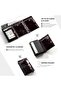 Holder RFID Blocking Leather Pop Up Card Wallet with Banknote Compartment, ID Win - 2