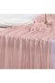 Socomi Cheesecloth Table Runner 10ft Gauze Boho Rustic Dusty Pink Cheese Cloth Table Runner for Baby - 6