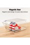 X-Large Shoe Storage Boxes Organizers Clear Plastic Stackable 12 Pack, Shoe Rack & Holder Sub - 6