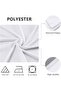 Round tablecloth with elasticated edges, 3D printed folding design, washable, indoor and outdoor use, kitchens, dining rooms, and... - 5