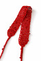 Red Gold Glittery Sequin Knitted Hair Band Adjustable Bohemian Bandana Women's Hair Accessory - 2