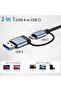 موزع USB C 8 في 1 مع محور USB 3.0 من الألومنيوم، يحتوي على منفذ USB 3.0 واحد، و3 منافذ USB 2.0، ومنفذ واحد - 4