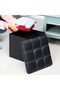 Ottoman Storage Stool,Foldable Storage Ottoman Box,Padded Seat for Dorm Living Room,Versatile - 6
