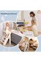 Foldable & Adjustable Height Kids Toddler Tower, 3-Level Learning Step Stool with Safety Rail & Non- - 5