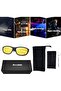 Sport Sunglasses for Men Women Uv Protection Lightweight Tr90 Rectangular Polarized Frame - 6