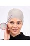 Non-Slip Bonnet with Open Stone Silicone, Non-Slip Seamless Women's Hijab with Tie