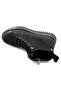Pepuza Genuine Leather Non-Slip Flat Sole Orthopedic Women's Boots Black - 5
