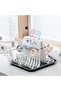 Baby Bottle Drying Rack with Tray and Handle, Large Multi-Layer Bottle Organizer for Counter, BPA Fr - 6