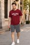 Men's Two-Piece Set 100% Cotton, Summer, Gym, Athlete, Football, Fitness, Jogging, Home Wear Anti-Sweat - 3