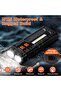 EDC Flashlight, Clip-On Rechargeable Light, 1000 Lumens Magnetic Flashlight, 6 Modes with LED Side L - 6