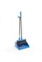 75 cm Long Handle 180° Rotating Broom and Dustpan Set, Upright Foldable Dustpan with Built-in Comb Teeth for Kitchen, Office and Home, Hard Floors - 2