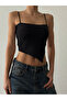 Asymmetrical Black Women's Tank Top Atl01433