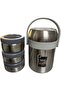 1.8 Liter 3-Piece Stainless Steel Leak-Proof Thermos Food Container / Lunch Box - 7
