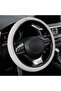 Steering Wheel Cover, Premium 38cm Stretchable Wheel Protector, Odorless Microfiber Materia