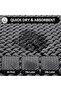 Bathroom Rug Mat, Super Absorbent Quick Drying Bathroom Mat, Foam Woven Textured Rubber Back - 4