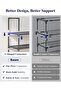 Slim 10-Tier Modular Shoe Rack, 42.93 cm, Everyday Organization - 2