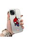 iPhone 15 Compatible Silicone Edge Hard Back Case Couple Phone Case Spider Man Patterned