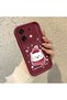 Infinix Zero 30 5g Compatible Winter-Themed Snow Bear Snowflake Patterned Silicone Case