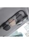 Car eyeglass holder/sunglasses holder - 1 piece, black, car sun visor accessory, suitable for storing sunglasses, eyeglasses, cards, etc.