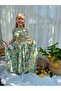 Patterned Long Skirt Set Bandana Gift - 3