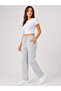 Pique Woven Fabric Pocketed Sweatpants with Elastic Laces for 4 Seasons - 3