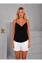 Women's Rope Strap Collar Draped Blouse Basic Daily Stylish Athlete Top - 3