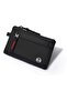 RFID passport wallet 2pc black with keychain for travel. - 3