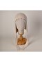 Heart-shaped beaded drawstring hat, warm winter cute knitted aviator women's with ear flaps, elastic - 5