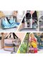 Travel cosmetic tote bag transparent waterproof large. - 3