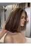 Natural Hair Wig, 12 Inch, 150 Density, Lace Front Roots - 2