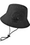 Hunting Hat - UPF 50+ Bucket Sun Rain Waterproof Adjustable, Foldable, Windproof Size 56/58 Suitable for Hiking, Golf, Black