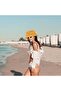 Cowboy hat brim6cm depth10cm 56-60cm portable summer. - 5