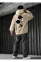 Unisex Shadow Rose Printed Winter Hooded Sweatshirt - 2
