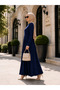 Women's Hijab Dress Long Sleeve Pleated Relaxed Fit Casual and Stylish Long Dress - 2