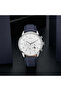 Men's Stainless Steel Watch, Blue Leather Band | Trnda43bl - 6