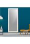 Marketplace Mirror Full Length Stand 193cm x 83cm Standing Hanging or Leaning Against Wall, Large Rectangle Bedroom Mirror Floor Mirror Dressing Mirror Wall-Mounted Mirror, PVC Frame - White