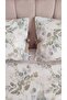 100% Cotton Double Eucalyptus Patterned Duvet Cover Set 220X200 cm – 2 Patterned + 2 Plain White Pillowcases with Laces - 5