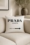 Fashionable Themed Black and White Decorative Throw Pillow Cover Stylish and Modern Design (Double Sided) - 4