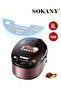 6L 900W Electric Rice Cooker, Multifunctional Smart Cooker with Digital Control, Timer Reservation, Keep Warm Function, Removable Non-Stick Inner Pot