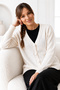 Buttoned Cardigan N511 Stone Color - 2