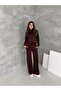 Women's Modal Fabric Drawstring Waist Zippered Tracksuit Set