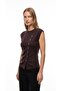 Asymmetrical Pleated Joey Knitwear Blouse - 4