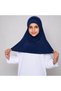 Linda Premium Rayon Hijab for Kids– Two-Piece Modest Islamic Headscarf Set, Pink, Size S - 3