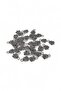 Traditional Tulip Model Stainless Brass Metal 5 Pieces (Earring Device, Bracelet End, Brooch Accessory)