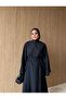 Long Slit Modal Fabric Abaya Tunic - Pants Set - 2