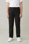 Unisex Kids 2-Piece Combination Short Sleeve Polo Collar T-Shirt-Black Ribbed Waist Elastic Canvas School Pants School Outfit - 2