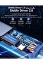 موزع USB-C مع شحن بقوة 100 واط، ومنفذ HDMI بدقة 4K، وقارئ بطاقات مزدوج، ومتوافق مع USB 3.0 و 2.0 (إصدارات 2025-2016) - 6