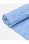 Blue Knitted Blanket - 3
