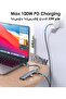 موزع USB-C مع شحن بقوة 100 واط، ومنفذ HDMI بدقة 4K، وقارئ بطاقات مزدوج، ومتوافق مع USB 3.0 و 2.0 (إصدارات 2025-2016) - 5